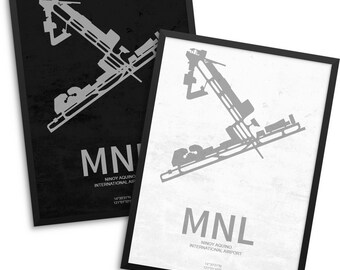 MNL Airport, Ninoy Aquino International Airport, Manila Philippines, MNL Airport Poster, Manila Airport, Ninoy Aquino, Manila Airport Poster