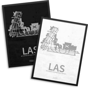 LAS Airport, McCarran International Airport, Las Vegas Nevada, LAS Airport Poster, Las Vegas Airport, Las Vegas NV, McCarran Airport Poster