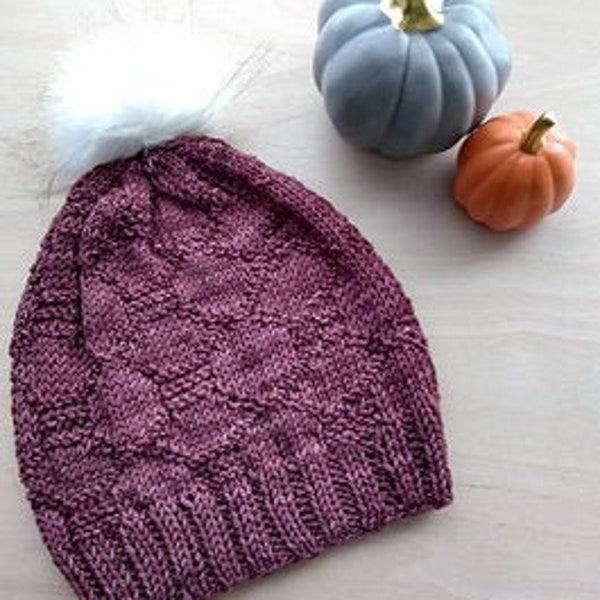 Wishing for Autumn DK Knit Hat PDF Knitting Pattern!