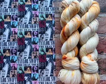 Taylor Swift Collection FEARLESS Speckled Hand Dyed Fingering Sock Yarn!