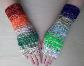 Fast Fade Fingerless Mitts! PDF Downloadable Knitting Pattern
