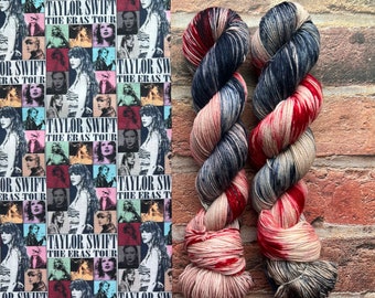 Taylor Swift Collection MIDNIGHTS Speckled Hand Dyed Fingering Sock Yarn!