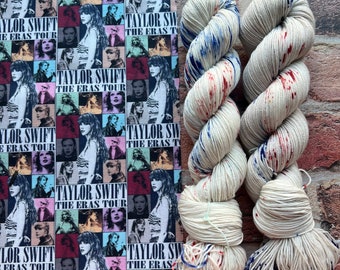 Taylor Swift Collection 1989 Speckled Hand Dyed Fingering Sock Yarn!