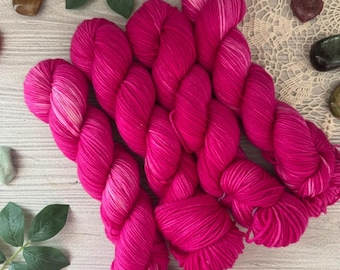 PINK POSEY DK Tonal Set of 4 Hand Dyed Yarn! One of a Kind Set