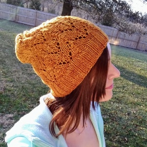 Autumn Mountains Hat! PDF Downloadable Knitting Pattern