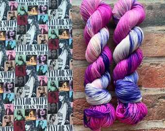 Taylor Swift Collection SPEAK NOW Speckled Hand Dyed Fingering Sock Yarn!