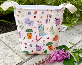 GARDENING Summer PROJECT PAIL Crafting Couch Companion Project Bag!