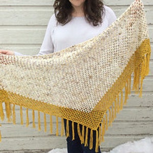 Mondays at the Library Shawl PDF Downloadable Crochet Pattern