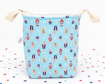 SLUSHIE Icee PROJECT PAIL Crafting Couch Companion Project Bag!