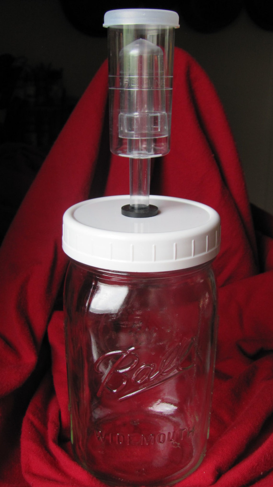 Foolproof Fermentation 3 Airlock Lids for Mason Jars Etsy