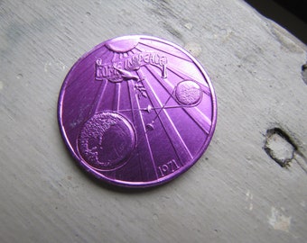 tribute to jules verne sub balloon 1979 Mardi Gras Doubloon Coin new orleans