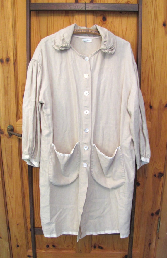 Krista Larson vintage Long Weekender Shirt, Krista