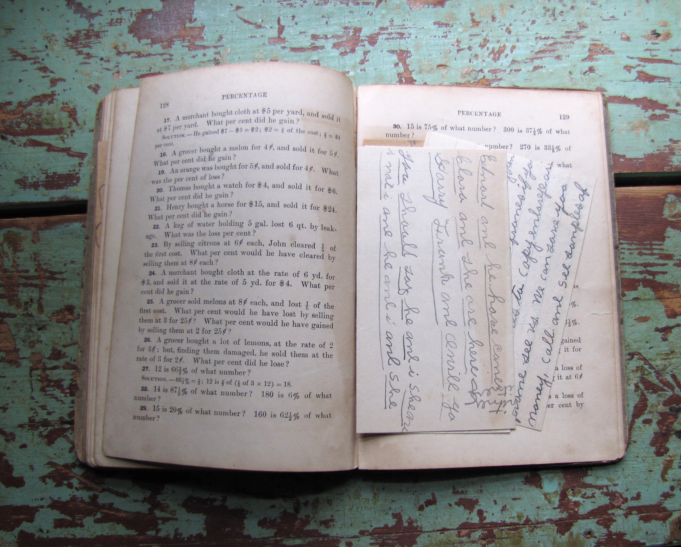 Antique Arithmetic Primer School Book Math Primer Ray's Etsy