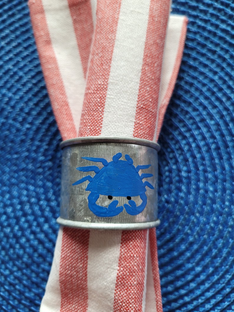 CrabsGaloreAndMore Crab Napkin Rings - Thumbnail 4