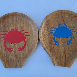 Crab Wooden spoon rest