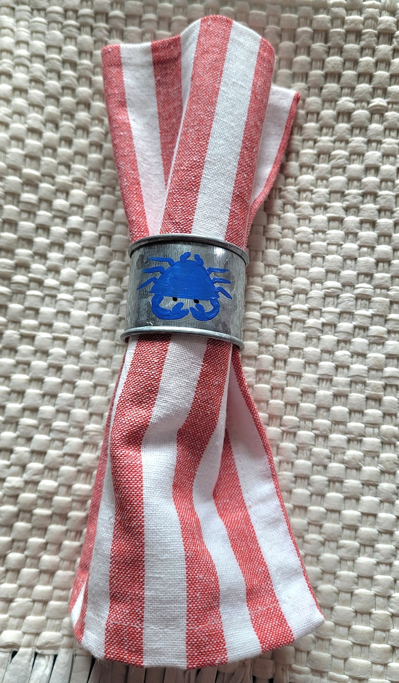 CrabsGaloreAndMore Crab Napkin Rings - Thumbnail 3