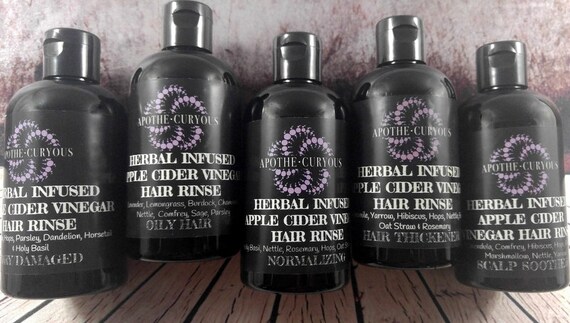 Herbal Infused Vinegar Rinse 16 Ounces Herbal Hair Rinse Etsy