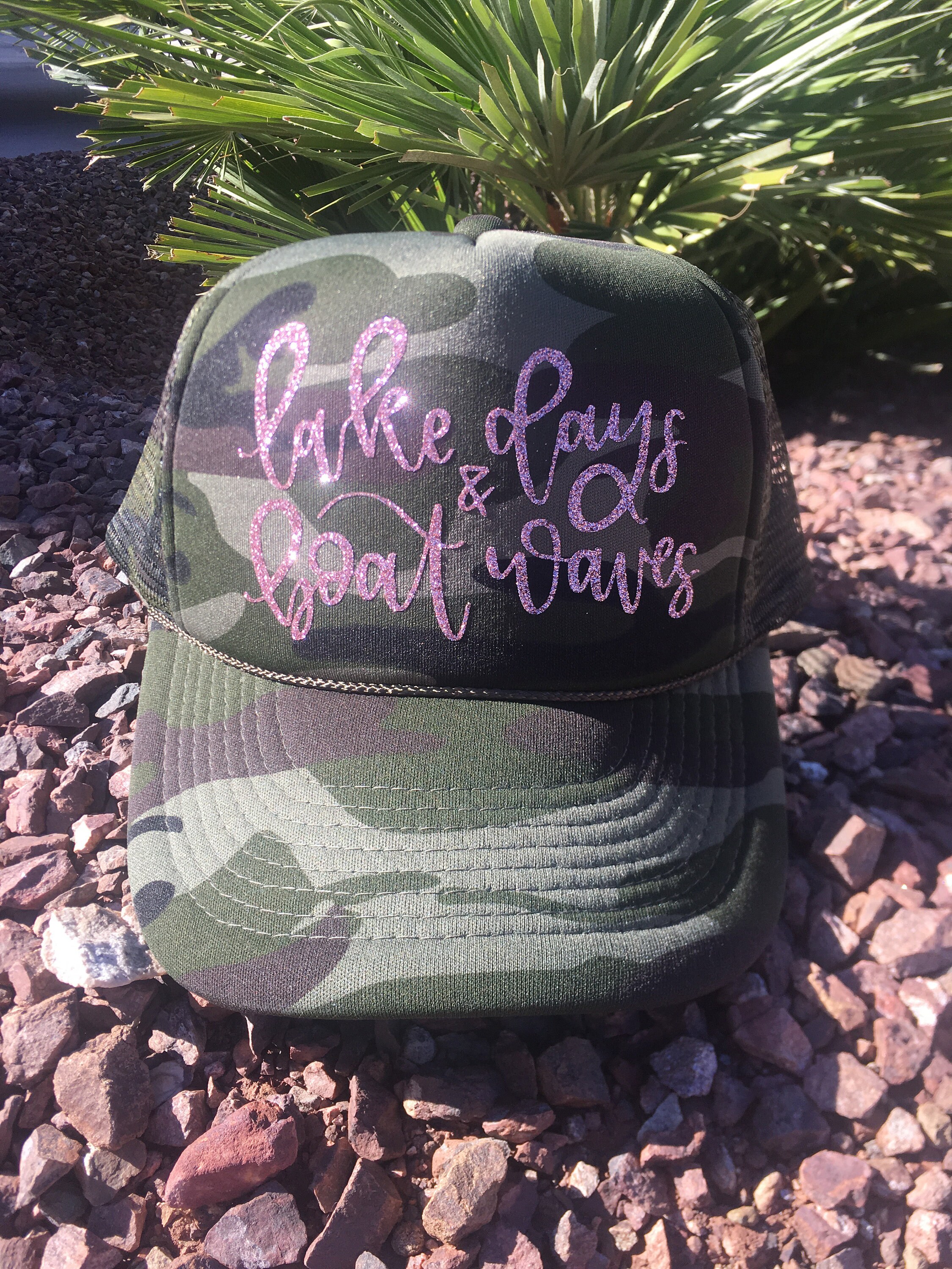 Womens Trucker Hat. Camo Hat. Boy Mom 
