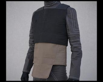 Black Flak Vest Only