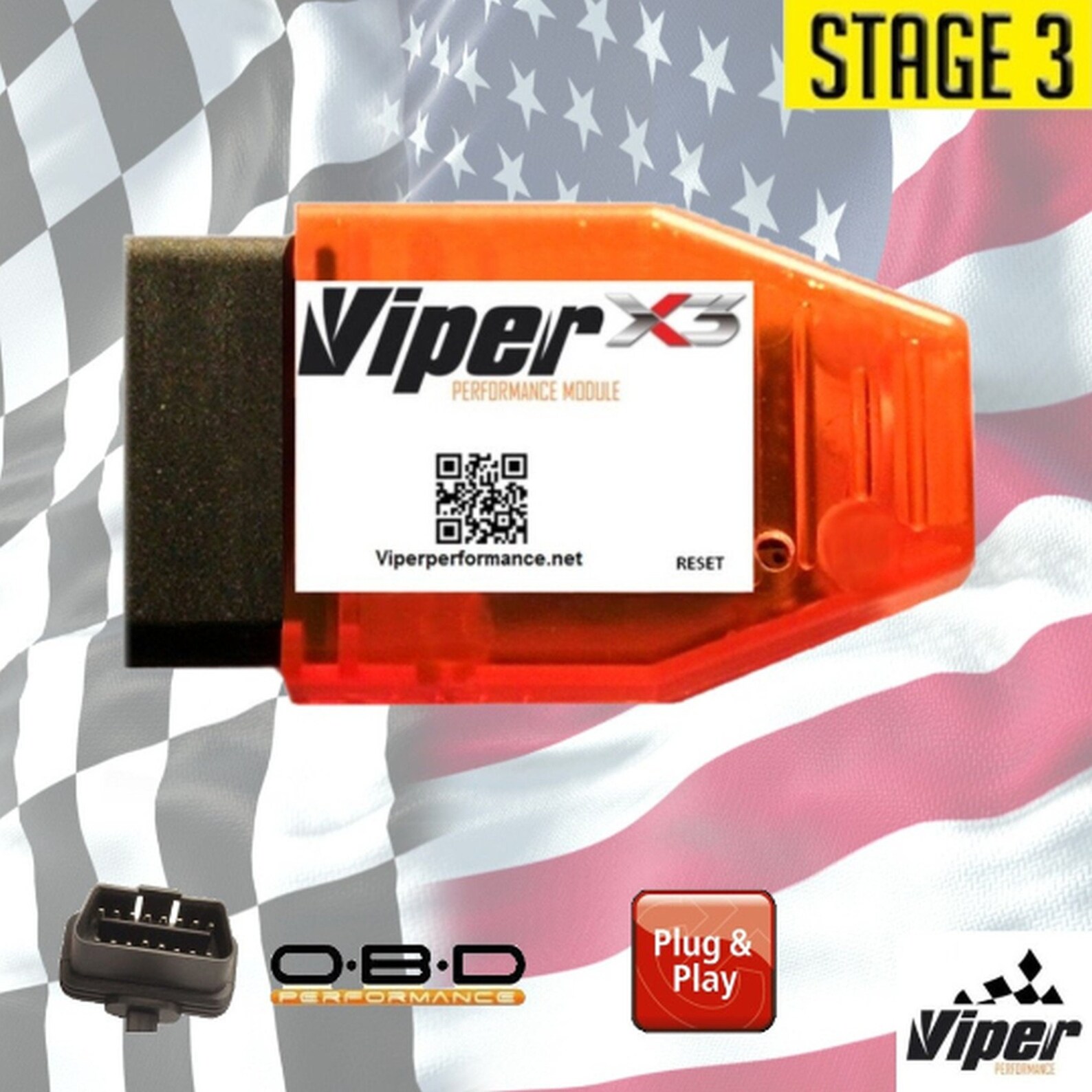 X3 Stage 3 Viper OBD Performance Chip Fuel Tuner Engine Etsy