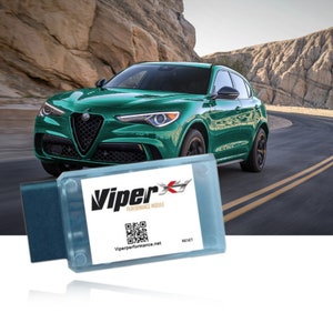 May include: A blue Viper Performance Module with a black and white QR code and the text "Viper Performance Module" and "Viperperformance.net". The module has a white button labeled "Reset".