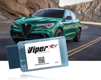 Chip de rendimiento Alfa Romeo + 30 caballos de fuerza Etapa 3 Chip OBD Módulo de programador ECU X4 Racing Engine Race Power Tune Tuner Plug Play Viper