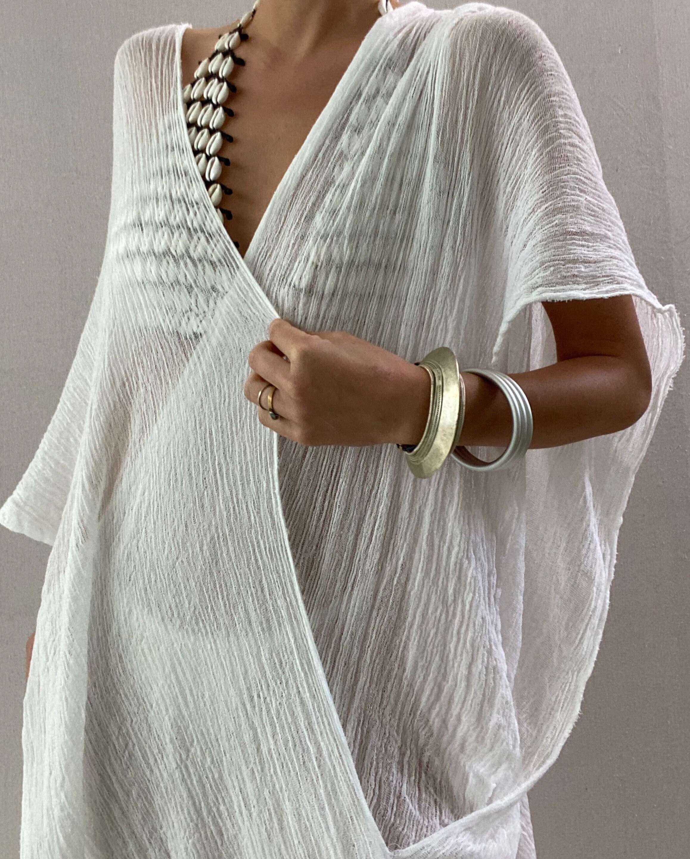 White Cover up Dress TULUM OUTFIT Etsy