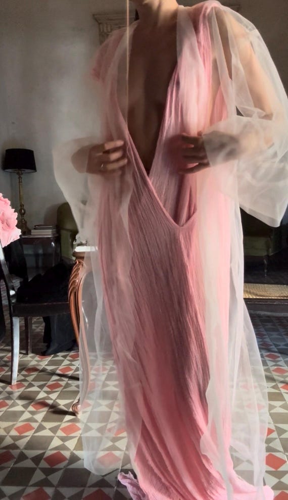 sheer kimono