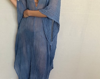 Blue Caftan Dress