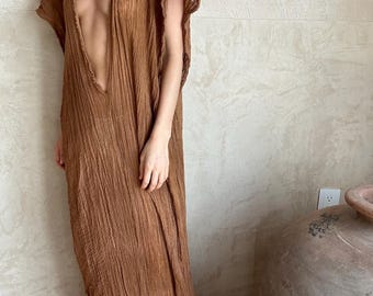 Light brown caftan