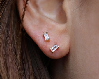 Rectangle Studs Earrings