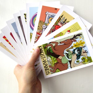 Adventure Time tarot mini-afdrukken