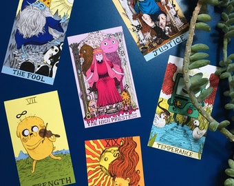 Adventure Time tarot illustrations as Magnets