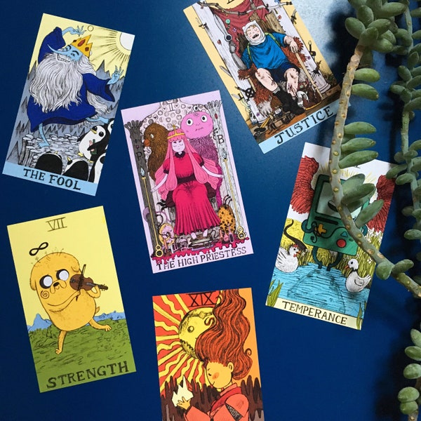 Adventure Time tarot illustrations as Magnets