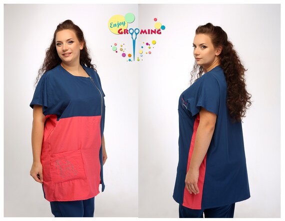 grooming smocks plus size