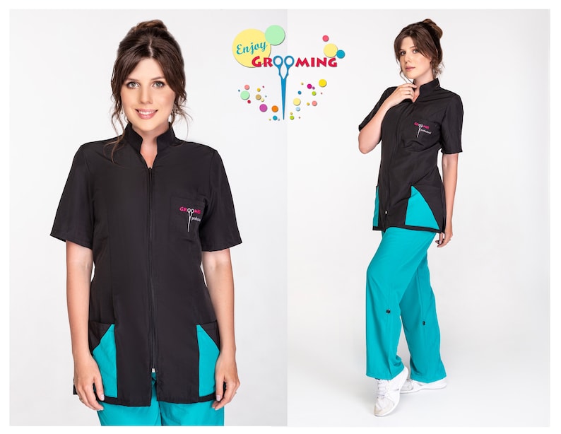 Dog Groomer Smock ULTRA ENERGY Pet grooming apparel Etsy