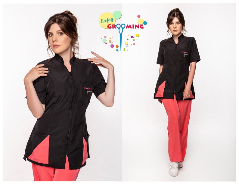 Plus Size Dog Groomer Smock ULTRA ENERGY Groomer apparel Etsy