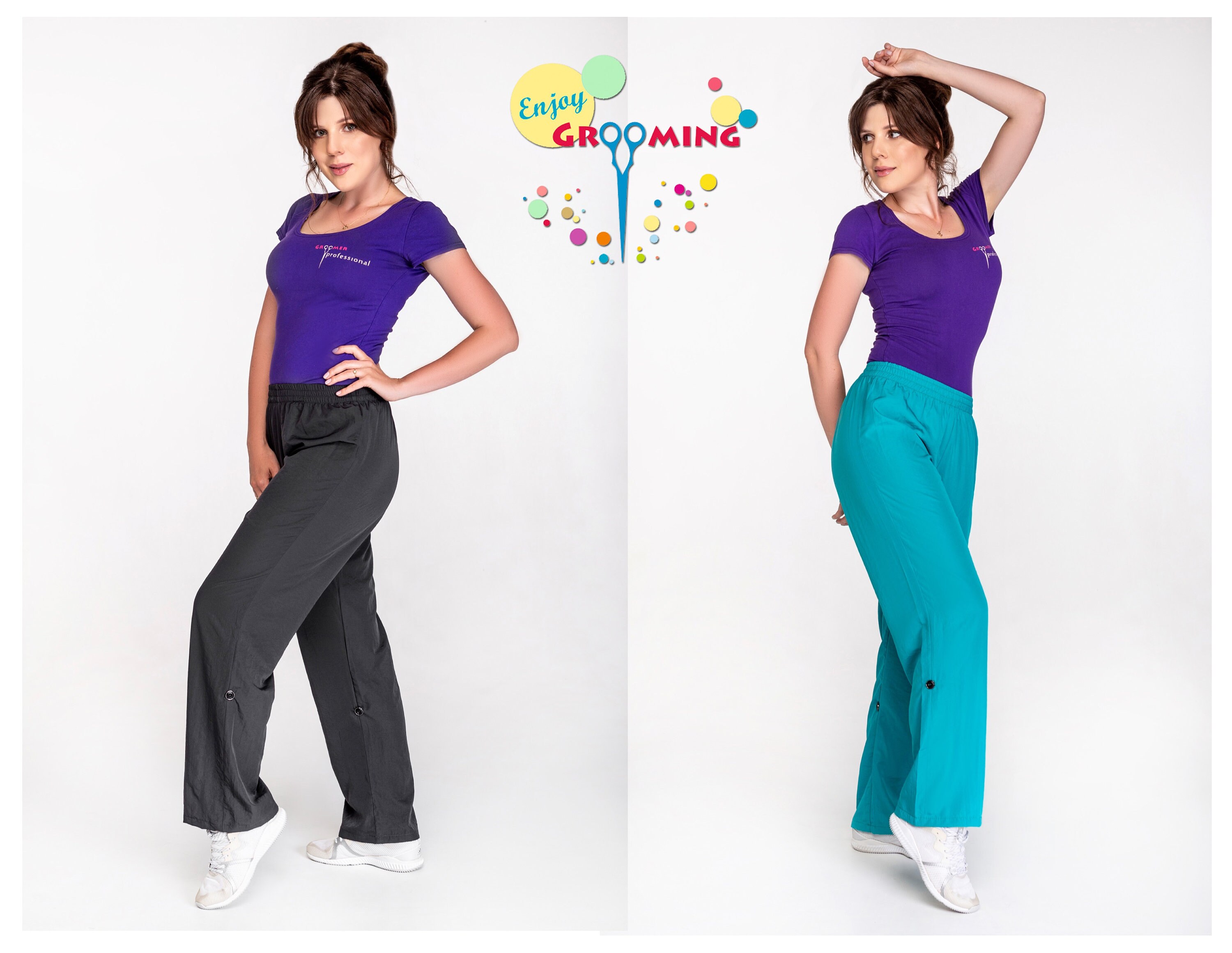 Dog Groomer trousers CLASSIC Pet grooming apparel Etsy