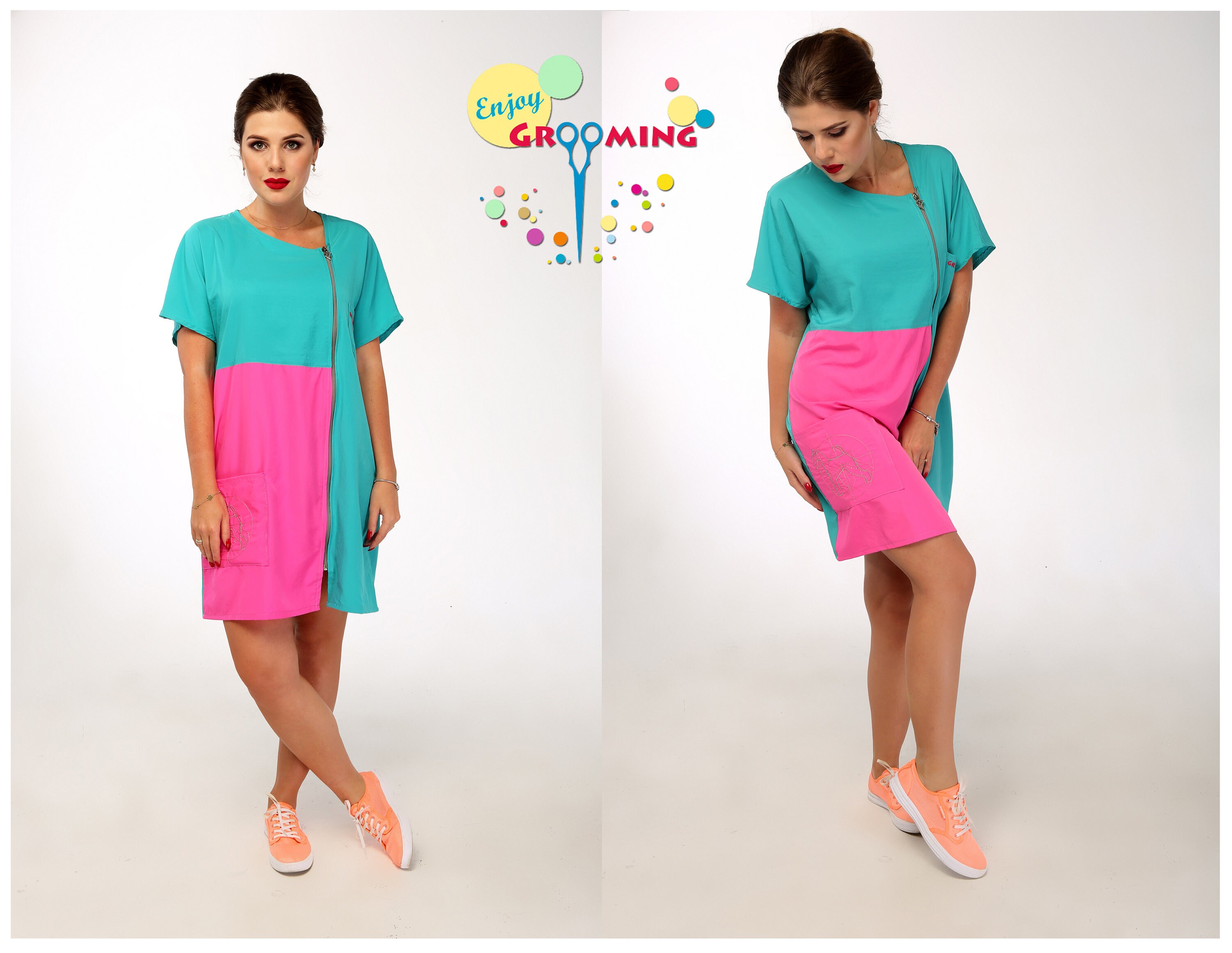 Dog Groomer Tunic EMOTION Grooming clothing groomers clothing Etsy