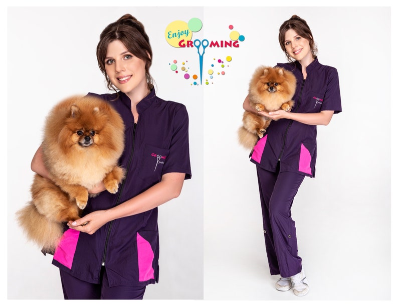 Dog Groomer Smock ULTRA ENERGY Pet grooming apparel Etsy