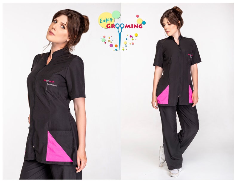 Dog Groomer Smock ULTRA ENERGY Pet grooming apparel Etsy