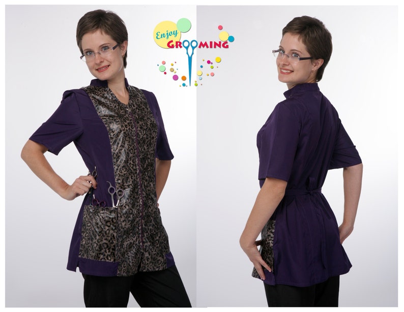 Dog Groomer Smock COMBI waterproof Pet grooming apparel Etsy