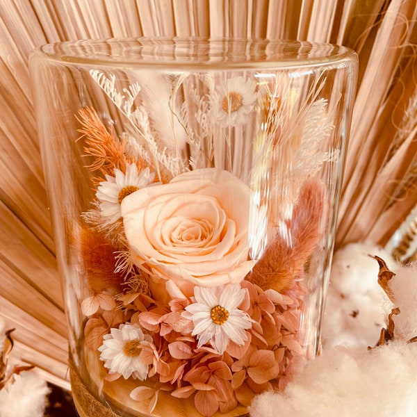 Preserved Flowers Arrangement Etsy