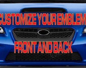 Subaru Crosstrek 2018 - 2023 CUSTOM Overlays Vinyl Stickers Emblem Decals Badge JDM