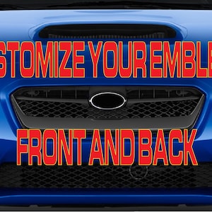 Subaru 2022 - 2025 Forester CUSTOM Overlays Vinyl Stickers Emblem Decals Badge JDM