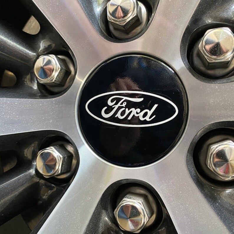 Ford Wheel Center Cap Vinyl Emblem Overlay Sticker Decals Etsy