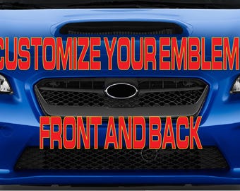 Subaru 2015 - 2019 Outback CUSTOM Overlays Vinyl Stickers Emblem Decals Badge JDM