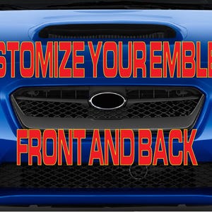 Subaru 2015 - 2018 Legacy CUSTOM Overlays Vinyl Stickers Emblem Decals Badge JDM
