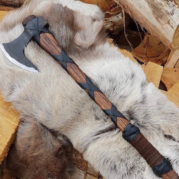 Vikings Ragnars Axe Replica Bjorns Axe Hand Forged Battle Axe Lagertha Warrior Axe TV Series Vikings Norse Axe Viking