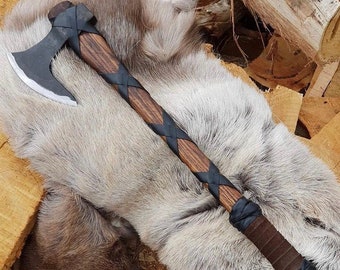 Vikings Ragnars Axe Replica Bjorns Axe Hand Forged Battle Axe Lagertha Warrior Axe TV Series Vikings Norse Axe Viking
